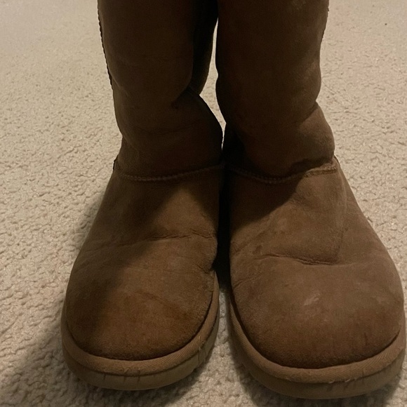UGG Chestnut Suede Boots - Picture 2 of 2